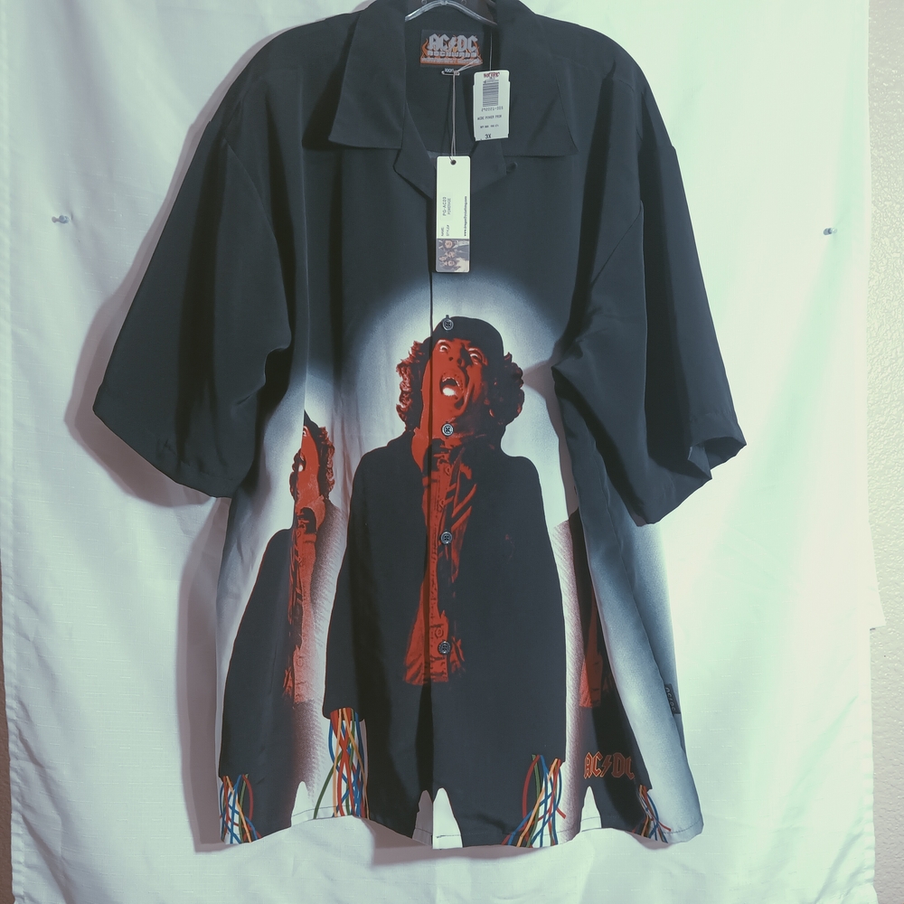 AC/DC 3XL Vintage Men's Shirt